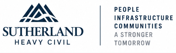 Sutherland Heavy Civil — People, Infrastructure, Communities. A stronger tomorrow.